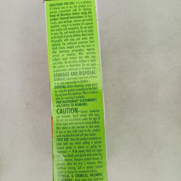 OFF! Botanicals 10CT Plant Based Mosquito Repellent Towelettes Deet Free 2 PACK - Picture 3 of 9